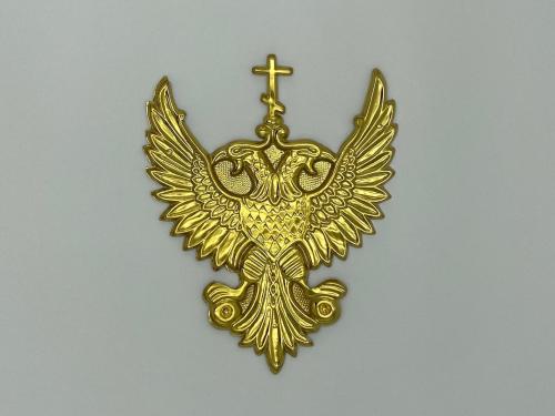 Ф649 Накладка из фольги "Двуглавый орел" бол.50шт 6.05