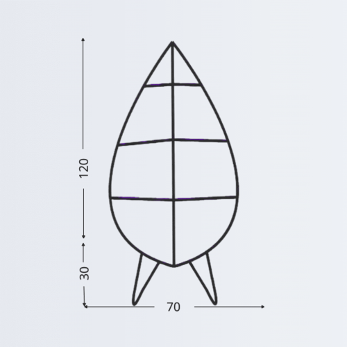 КР35 Капля 120ПВ 25 шт
