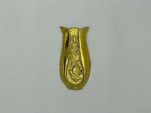 Ф2664 Накладка из фольги ваза с розой 245*125мм*50 6.15